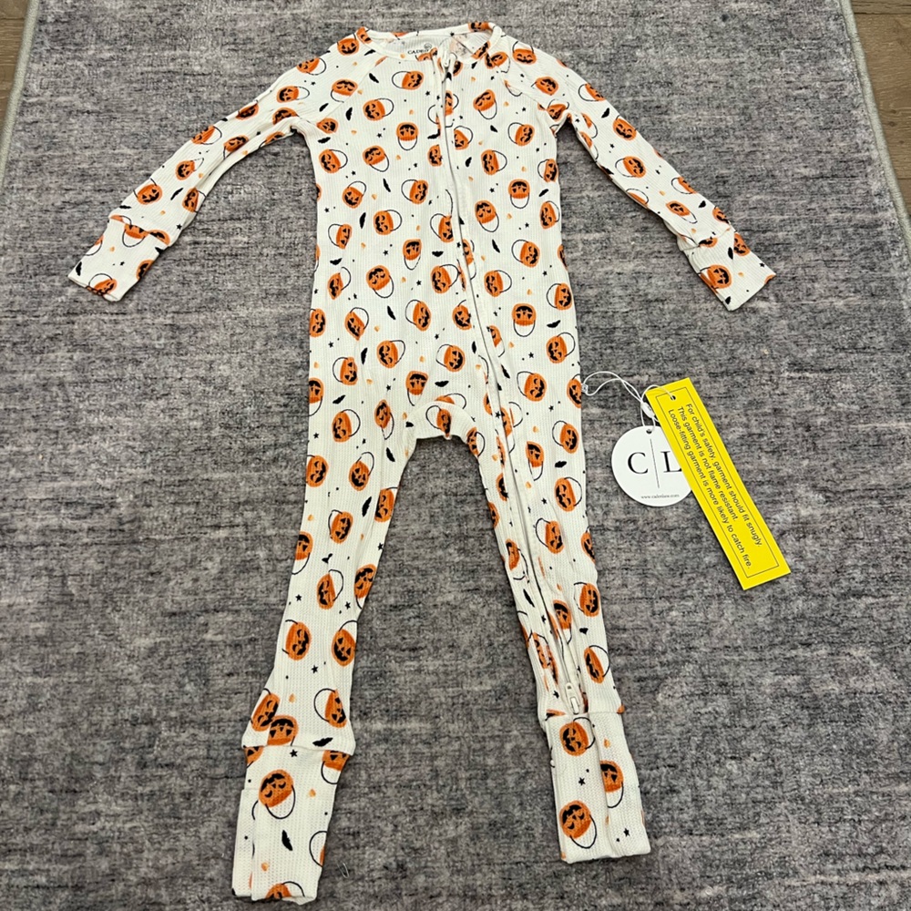 NWT Caden Lane Pumpkin Print One Piece